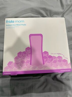 Frida Mom Instant Ice Maxi Pads - Pink Postpartum Cooling Pads